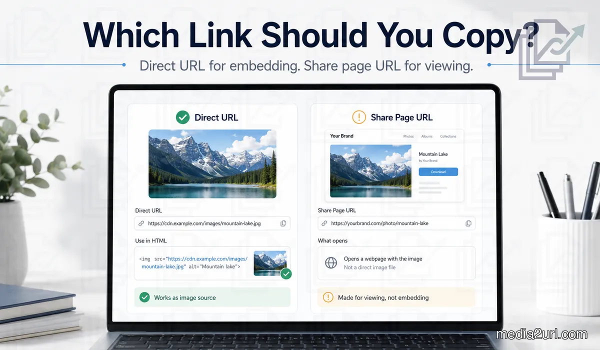 Direct URL vs Share Page URL: Which Link Should You Copy?